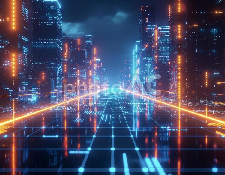 TRON OS 都市と暮らしをつなぐ頭脳 サイバー,リアルタイムos,オペレーティングシステムの写真素材