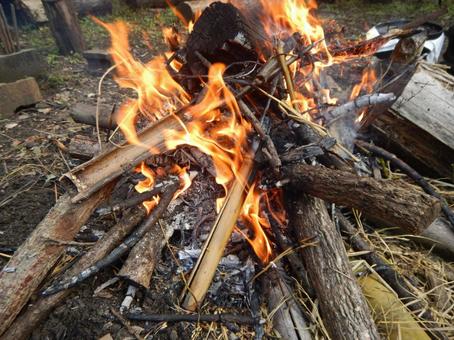 焚火70 焚き火,焚火,木材の写真素材