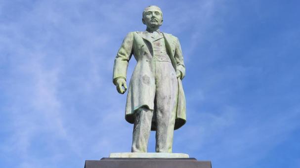 日泰寺　ラーマ5世の銅像 日泰寺,覚王山,日本の写真素材