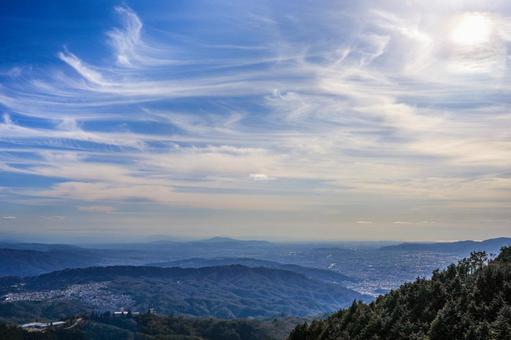比叡山からの景色 比叡山からの景色 景色,自然,青空の写真素材