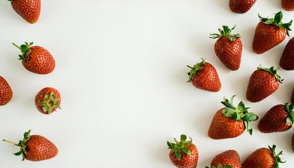 苺　コピースペースの写真