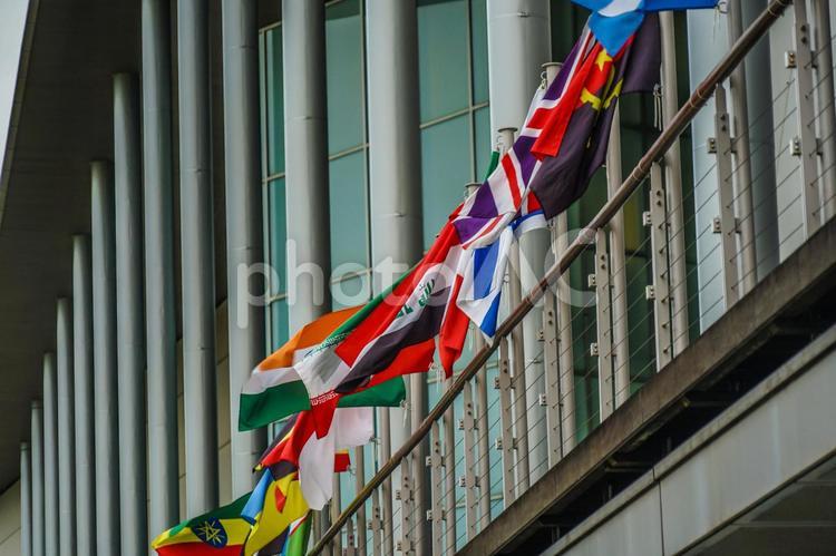 各国の国旗のイメージ 国旗,各国の国旗,旗の写真素材