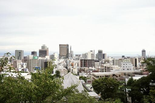 神戸の綺麗な景色 街並み,風景,ビル群の写真素材