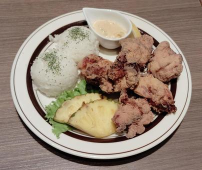 唐揚げ ランチセット 唐揚げ ランチセット 唐揚げ,食べ物,飲食物の写真素材