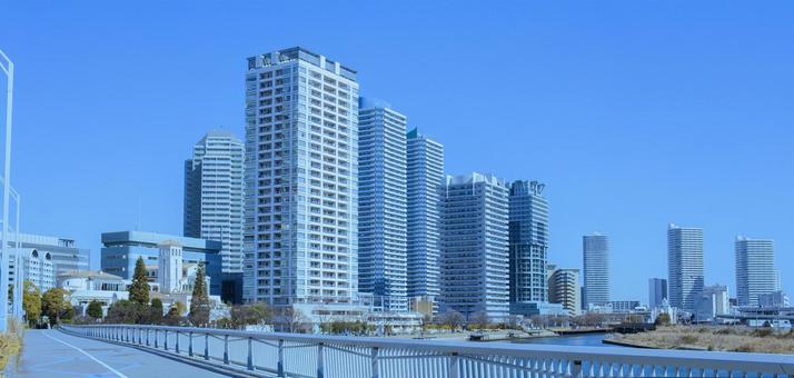 タワーマンション バナー素材 タワーマンション バナー素材 マンション,タワーマンション,タワマンの写真素材