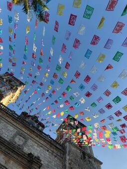 メキシコ/大聖堂 メキシコ,カンクン,カテドラルの写真素材