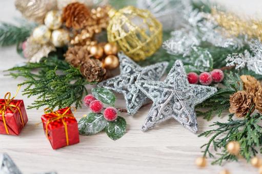 クリスマスイメージの背景 クリスマスイメージの背景 クリスマス,背景,グリーンの写真素材