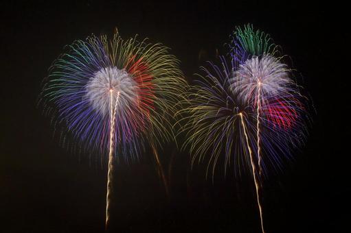 なにわ淀川花火大会2025 花火,打上花火,なにわ淀川花火大会の写真素材
