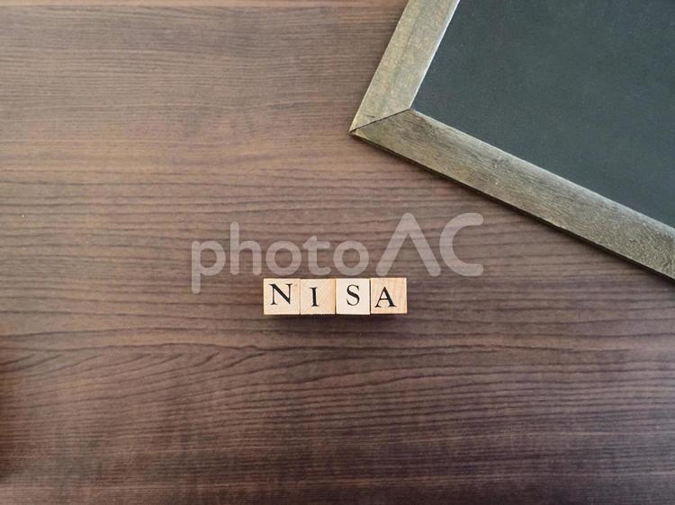 NISA文字スタンプ nisa,投資,お金の写真素材