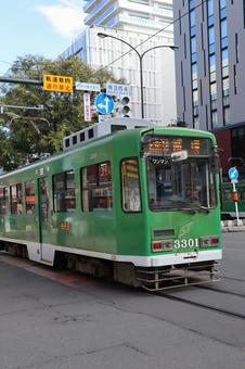 札幌 路面電車 札幌 路面電車の写真