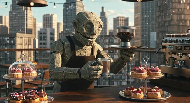 超高層カフェのゴーレム・バリスタ 超高層カフェのゴーレム・バリスタの写真