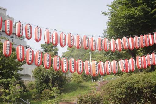 寺内祭り 提灯 寺内祭り 提灯 寺内北公園,夏祭り,イベントの写真素材