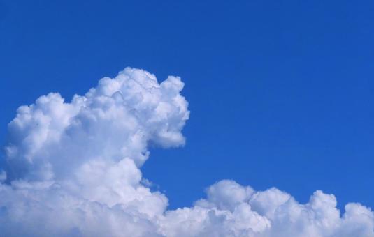 空画像・背景素材/夏の空雲・入道雲 空画像・背景素材/夏の空雲・入道雲の写真