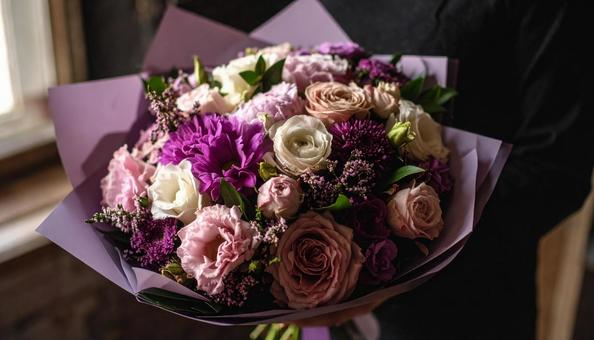 プレゼントの花束 プレゼントの花束の写真