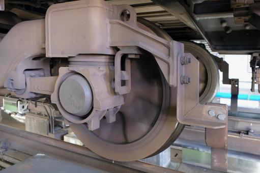 Photo, electric train, wheel, close-up, 