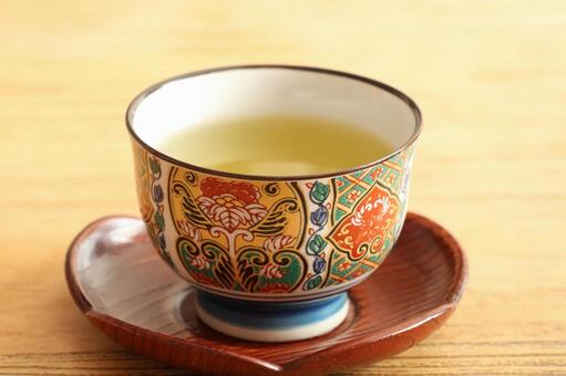 緑茶 緑茶,お茶,湯呑みの写真素材