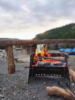 焚き火 焚き火,焚火,炎の写真素材