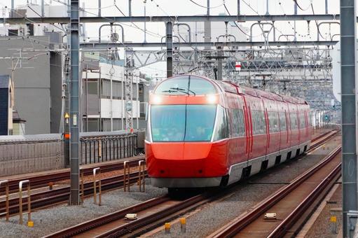 ロマンスカーGSE ロマンスカー,gse,特急の写真素材