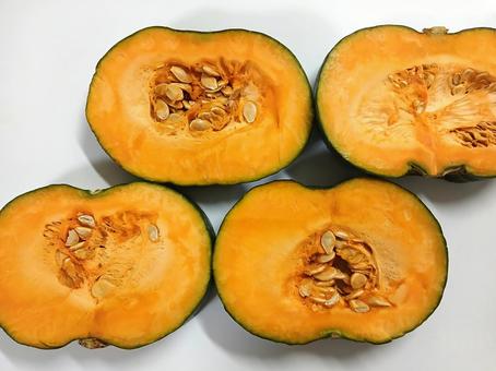 かぼちゃ 交差 かぼちゃ 交差 かぼちゃ,野菜,緑黄色野菜の写真素材