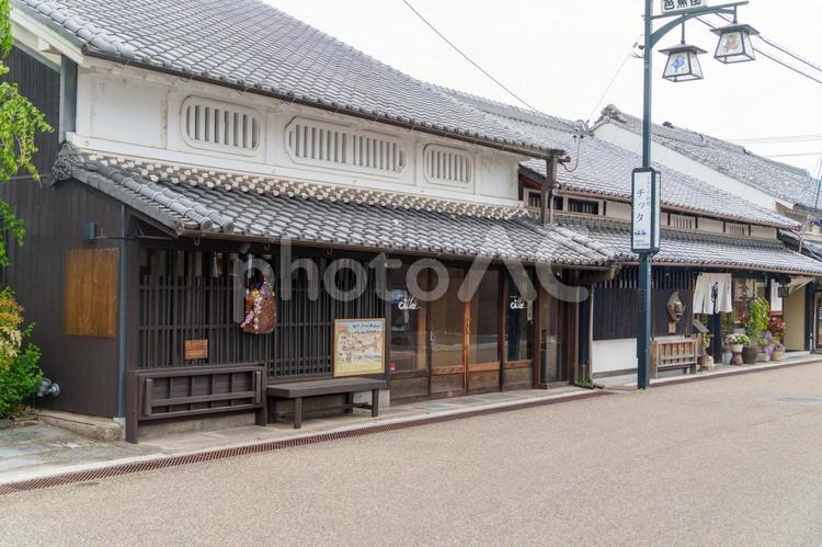 伊賀上野、歴史的建造物 町屋,伊賀上野,町並みの写真素材