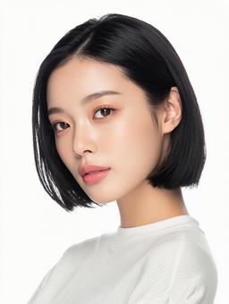 清潔感あるアジア人女性 清潔感あるアジア人女性の写真