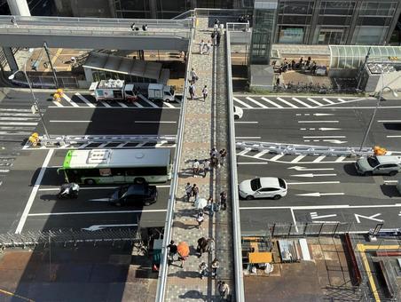 歩道橋 歩道橋の写真
