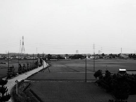鉄塔がある風景 鉄塔がある風景の写真