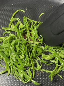 Photo, green pepper, vegetables, green and yellow vegetables, 