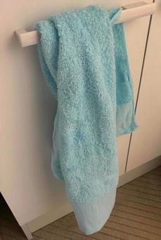 水色タオル 水色タオルの写真