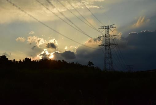 夕焼け空 夕焼け空の写真