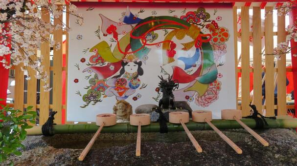 別小江神社　手水 別小江神社,神社,神社仏閣の写真素材