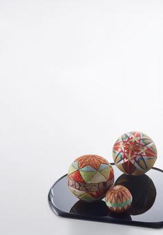 伝統工芸品 手まり 伝統工芸品 手まりの写真