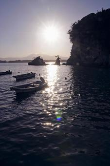 金輪島夕景2の写真