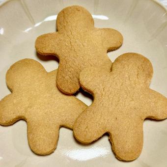 手作りのジンジャーマンクッキー ジンジャーマンクッキー,クッキー,スイーツの写真素材