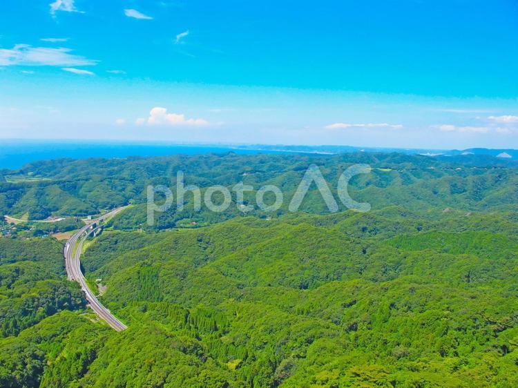 鋸山からの眺め 鋸山,絶景,山頂の写真素材