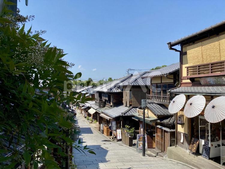 二年坂 京都,二年坂,二寧坂の写真素材