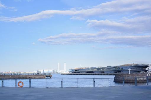 空と海 青空,海,風景の写真素材