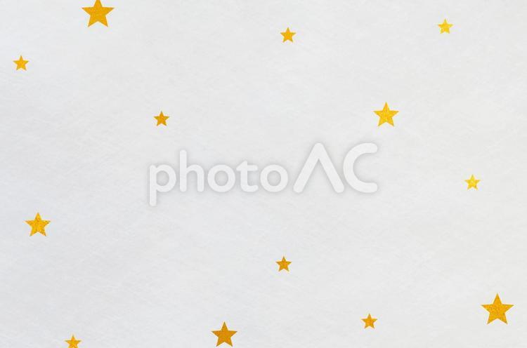 きらきら星柄の和紙テクスチャ_おしゃれかわいい背景 和紙,星,背景の写真素材