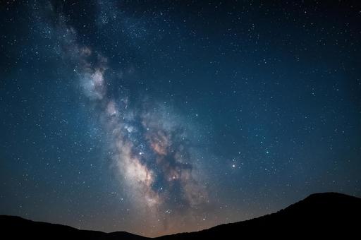 天の川と星空の絶景・夜空・神秘的・銀河 天の川と星空の絶景・夜空・神秘的・銀河の写真