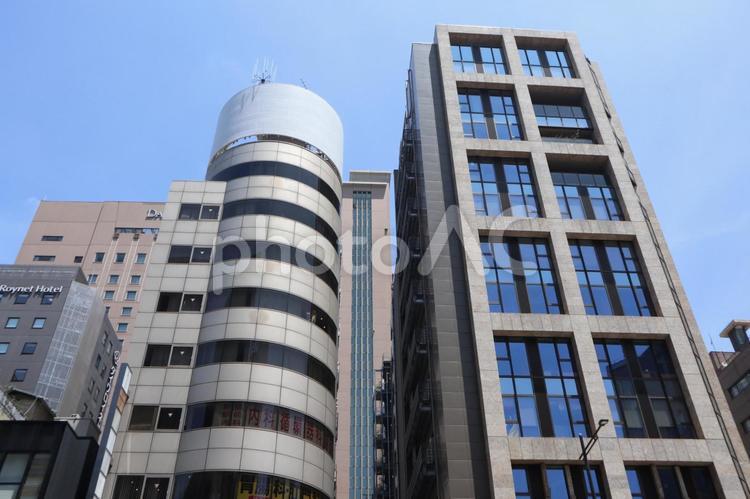 新橋　街並み 新橋,高層ビル,港区の写真素材