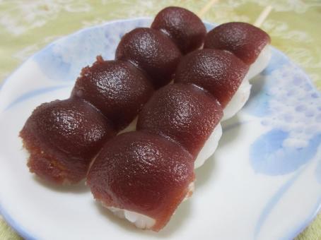 串団子 串団子,団子,あんの写真素材