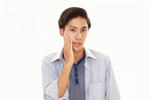 微笑む男性 微笑む男性 日本人,男,男性の写真素材