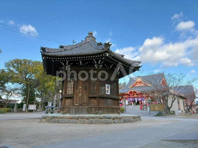 甚目寺観音の六角堂 甚目寺観音,六角堂,尾張四観音の写真素材