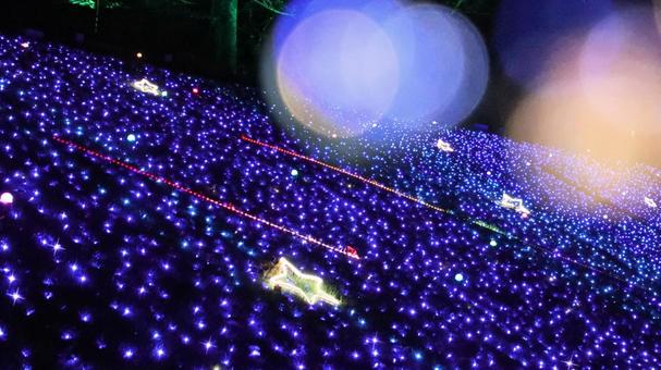 虹の郷　イルミネーション イルミネーション,クリスマス,夜景の写真素材