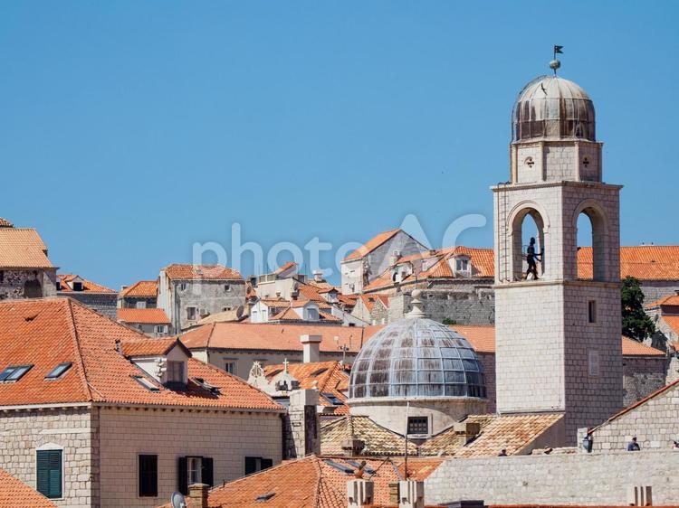 クロアチア　ドゥブロヴニクの街並み クロアチア,ドゥブロヴニク,ヨーロッパの写真素材
