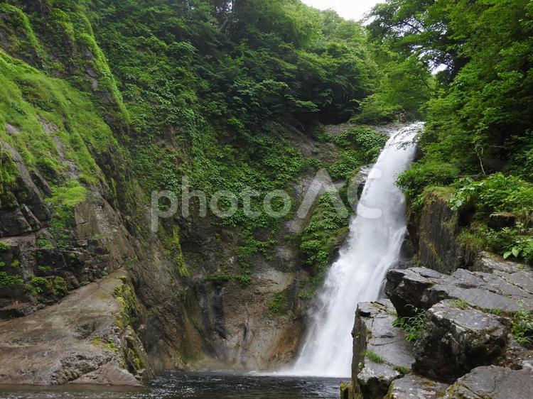 マイナスイオン溢れる風景 滝,自然,風景の写真素材
