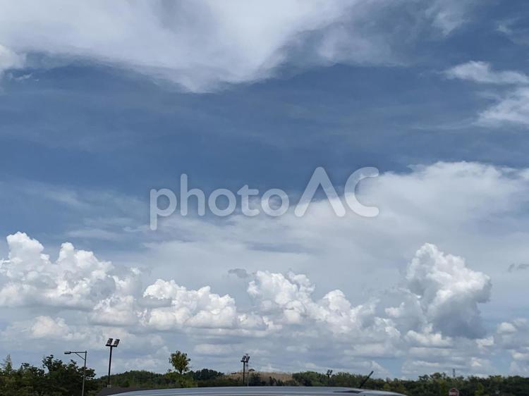 雲　曇　空　青空　蒼空 雲,曇,空の写真素材