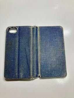 使い古したスマホケース 使い古したスマホケースの写真