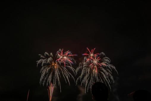 第22回　こうのす花火大会 こうのす花火大会,花火,fireworksの写真素材