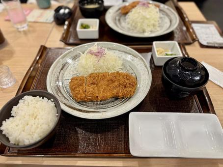 とんかつ定食 とんかつ定食 とんかつ,トンカツ,定食の写真素材